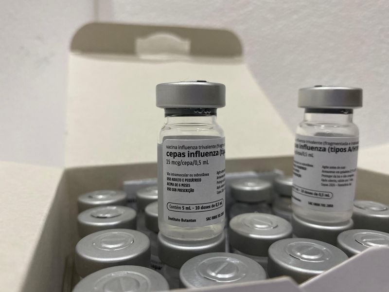 Governo do Amapá distribui 100 mil doses da vacina contra a Influenza para os municípios