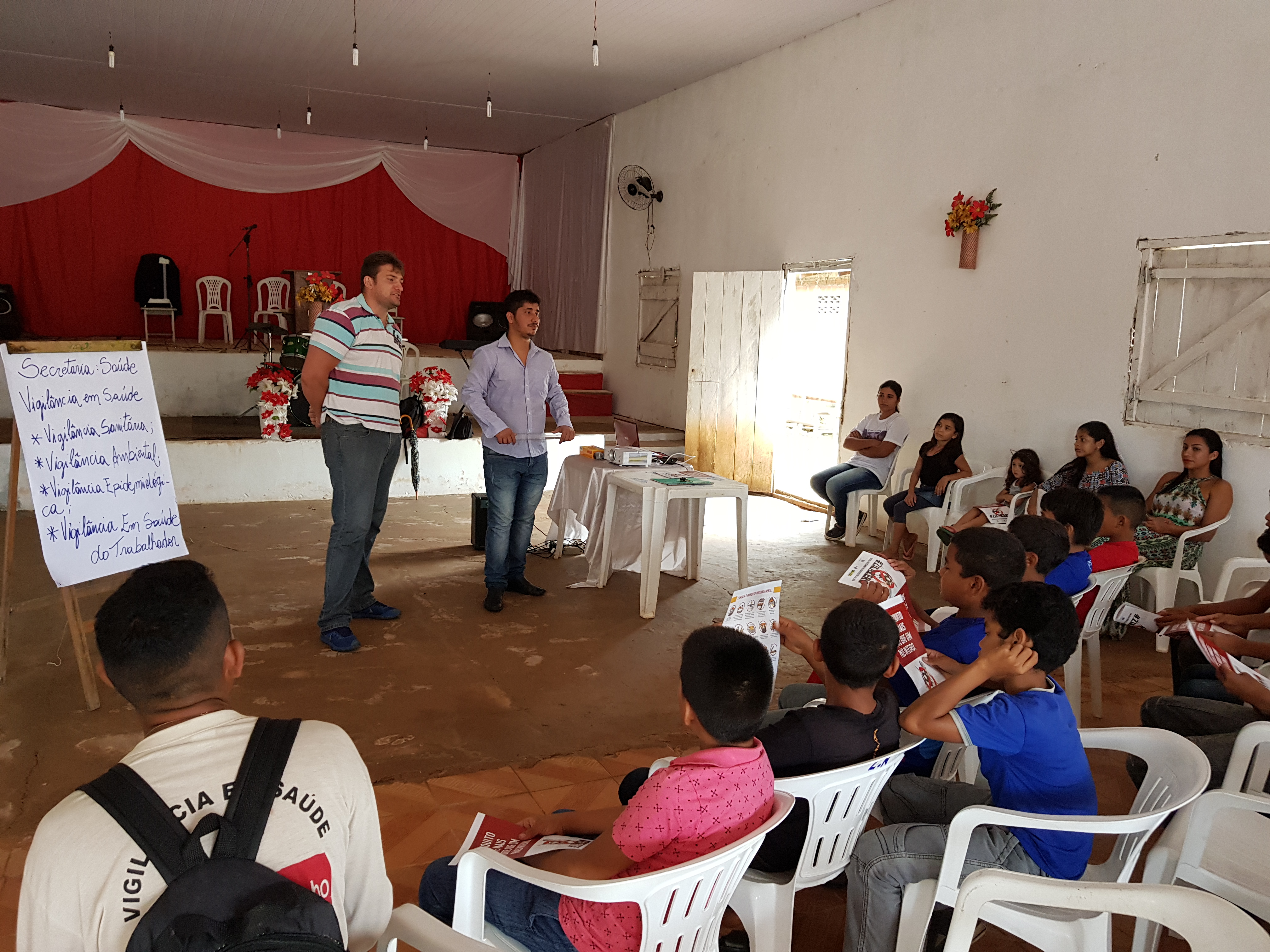 Ciclo de palestras sobre os cuidados com o Aedes Aegypti (Mosquito da Dengue) nos bairros do Município de Tartarugalzinho