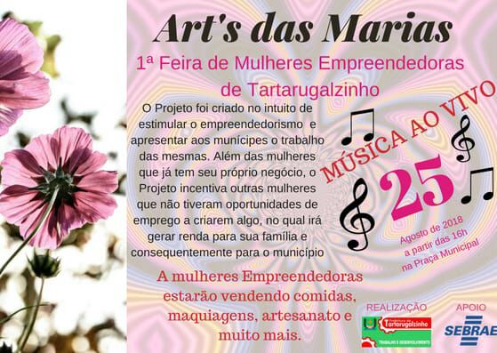 Prefeitura de Tartarugalzinho realiza Feira de Empreendedorismo para Mulheres