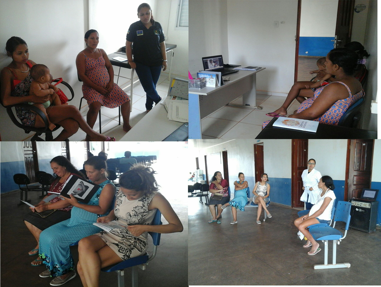 SEMSA e coordenadoria da Rede Cegonha realizam palestras e atividades educativas para gestantes.