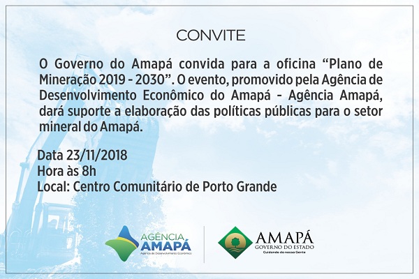 A segunda oficina está prevista para acontecer dia 27 de novembro
