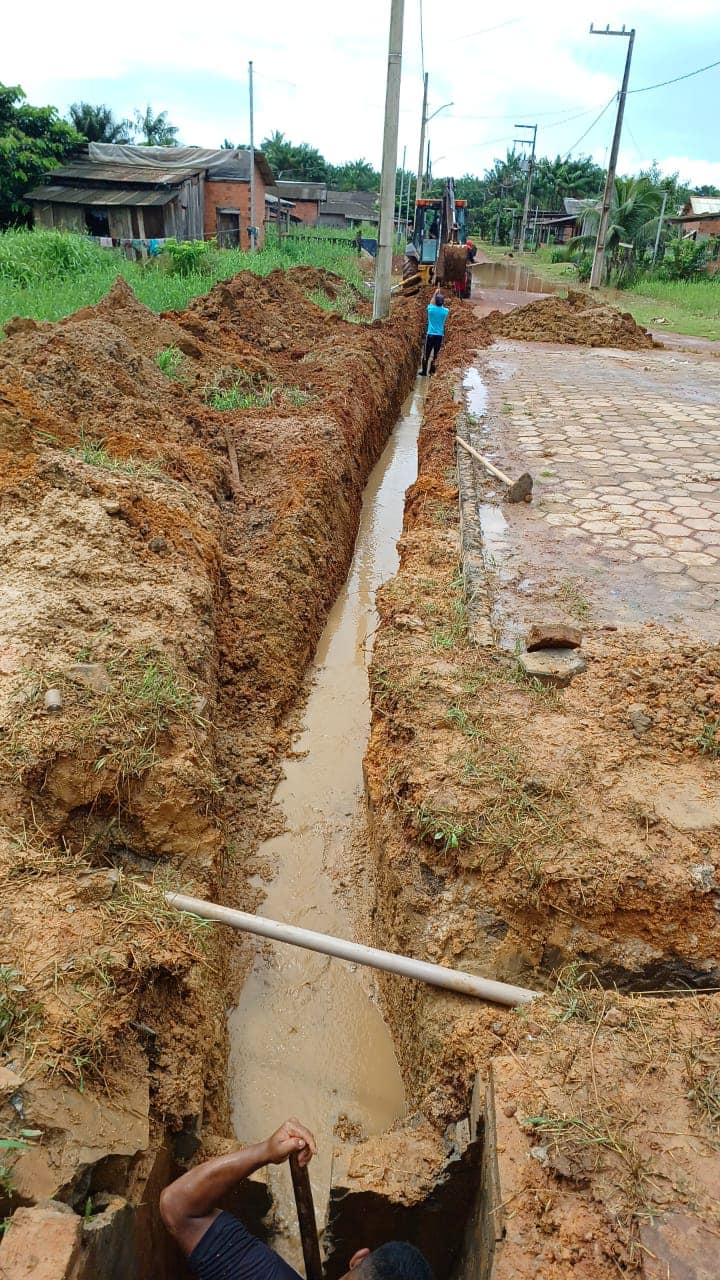 serviço de drenagem
