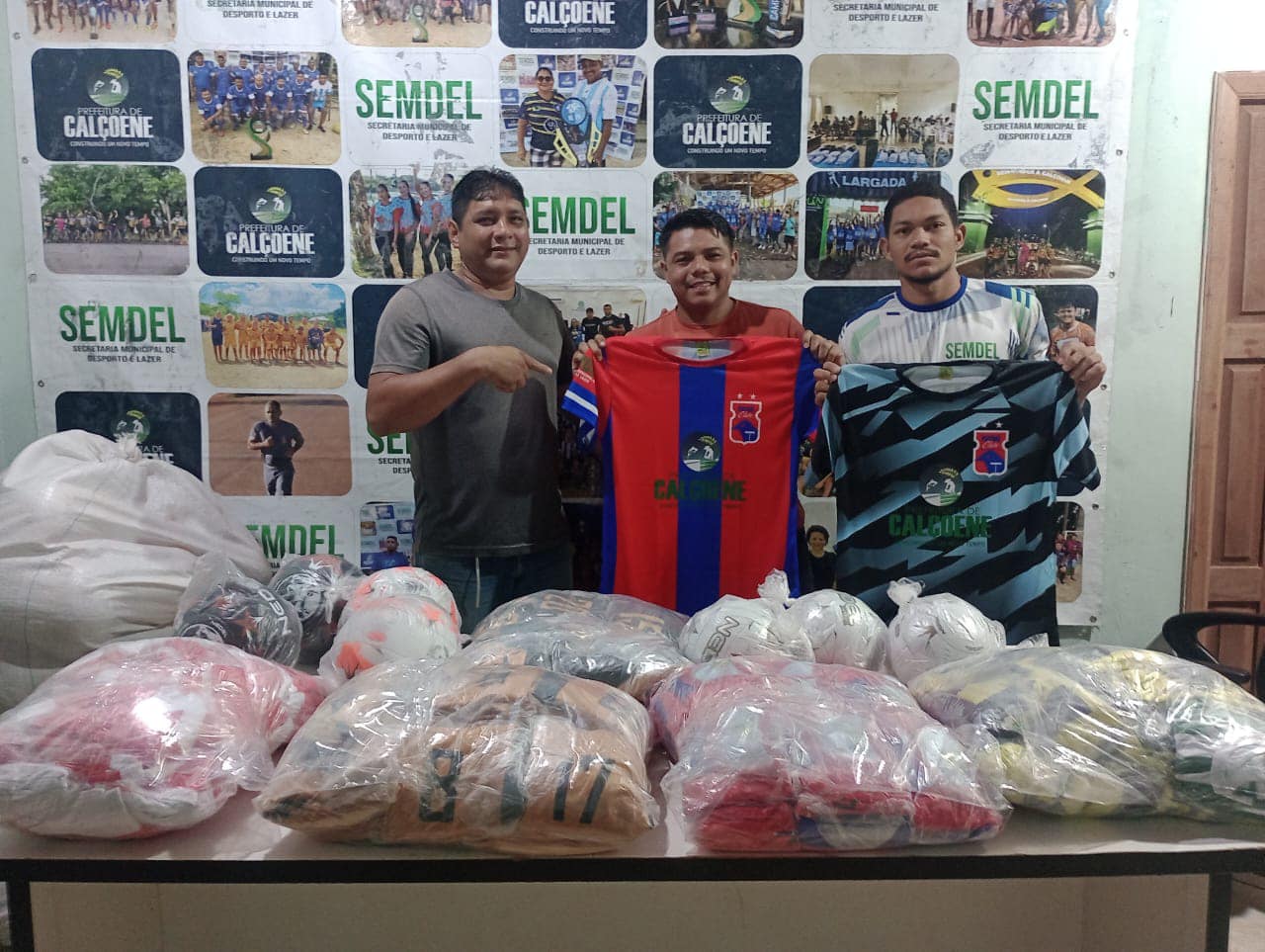 Entrega Materiais Esportivos
