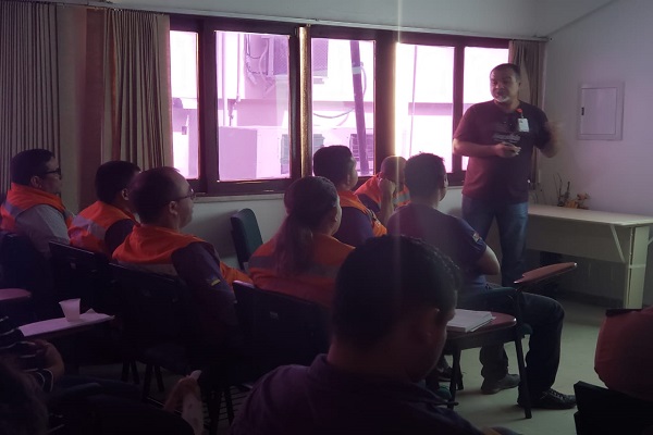 Participantes da reunião sobre simulado de rompimento de barragens