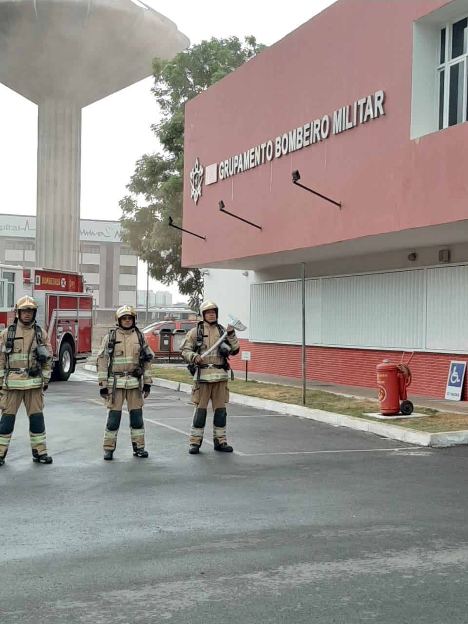 curso de operações de incêndio