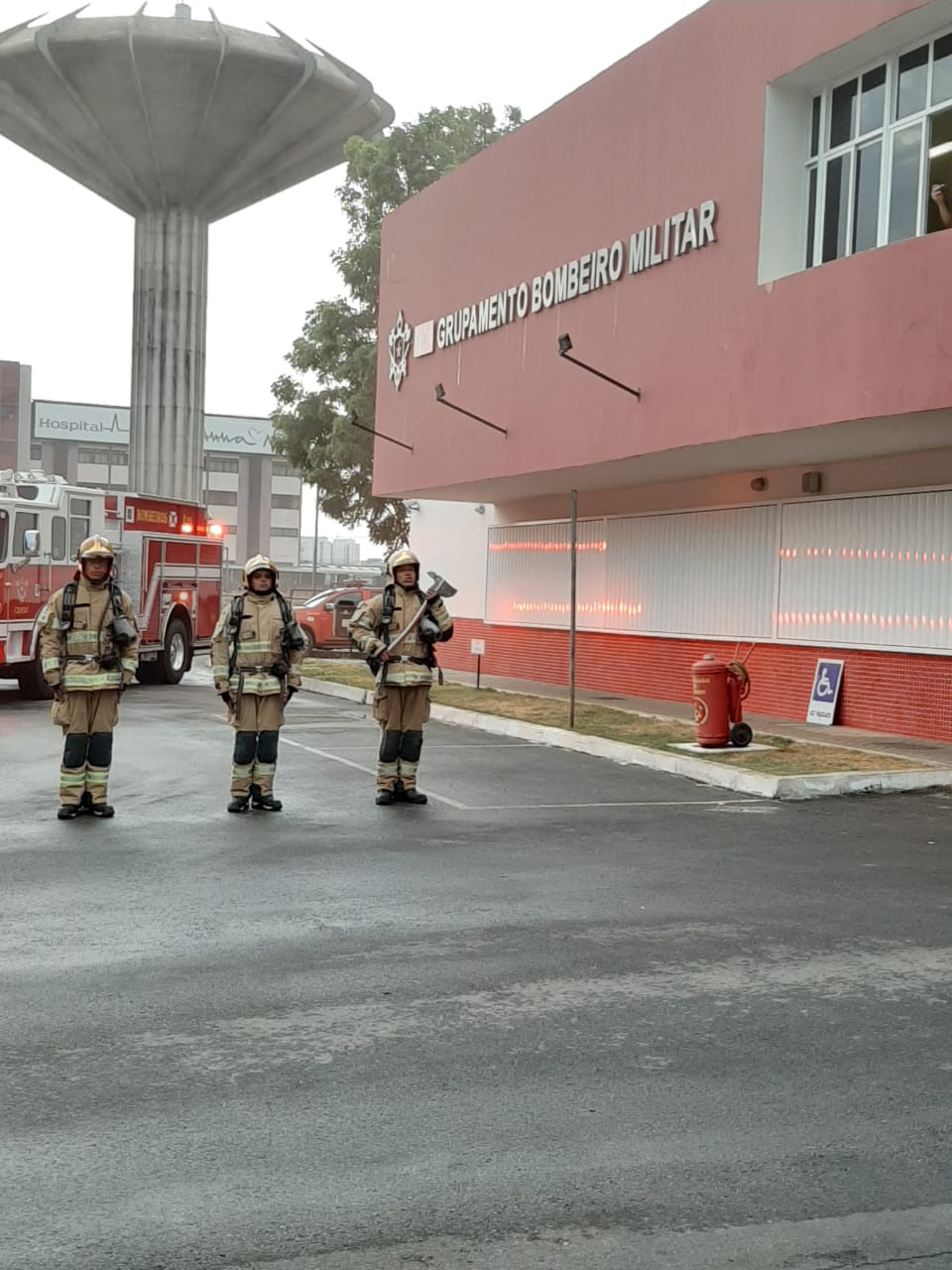curso de operações de incêndio