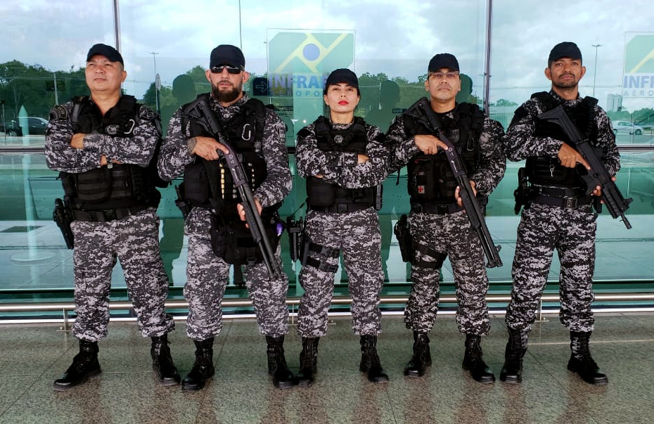 Agentes Penitenciários integrantes do Grupo Tático Prisional