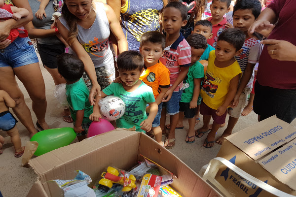 Brinquedos foram doados por servidores do IAPEN
