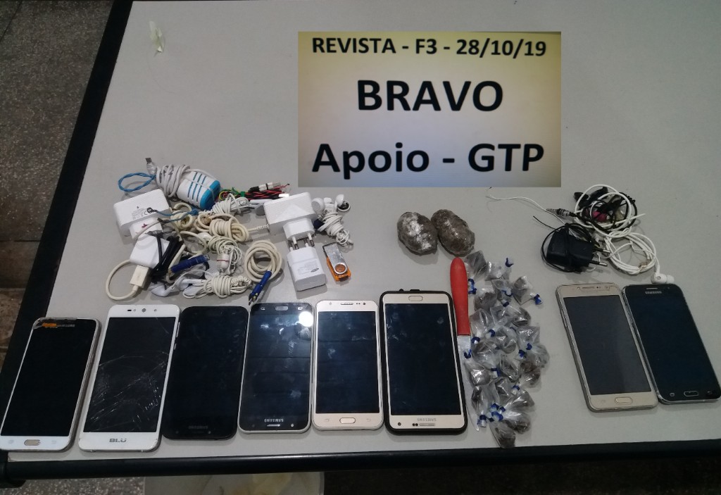 Apreensão em pavilhões 