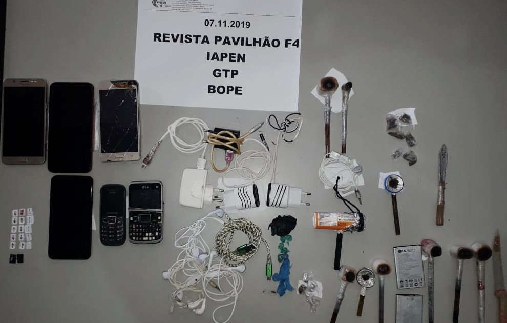Apreensão em pavilhões 