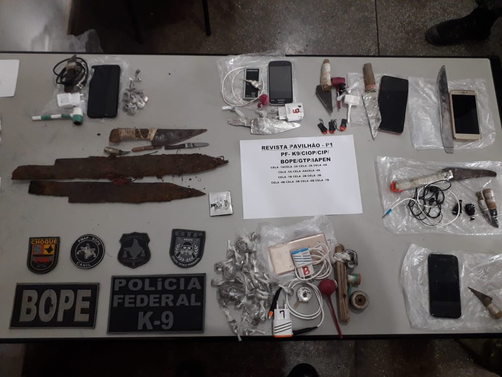 Apreensão em pavilhões 