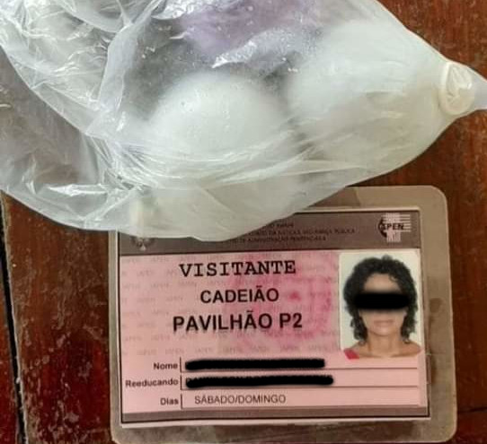 Drogas apreendidas com visitante