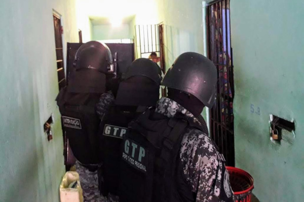 GTP agindo na tranca dos presos