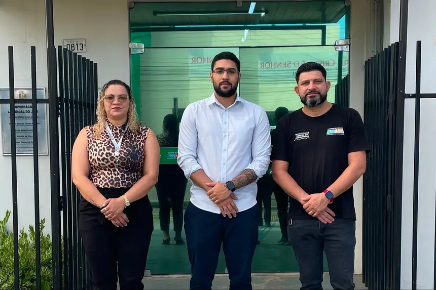 Equipe do Procon Amapá no Jari para a realização das audiências.