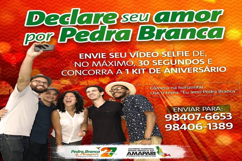 Declare seu amor por Pedra Branca