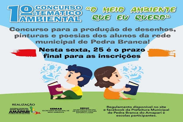 1º CONCURSO TEMÁTICO AMBIENTAL