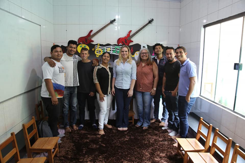 VISITA A OBRA DE AMPLIAÇÃO DA ESCOLA DE MÚSICA
