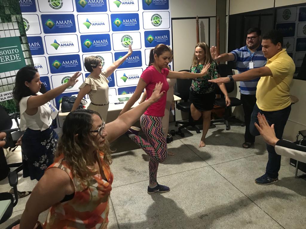 Agência Amapá e GEAP retomam Ginástica Laboral no órgão