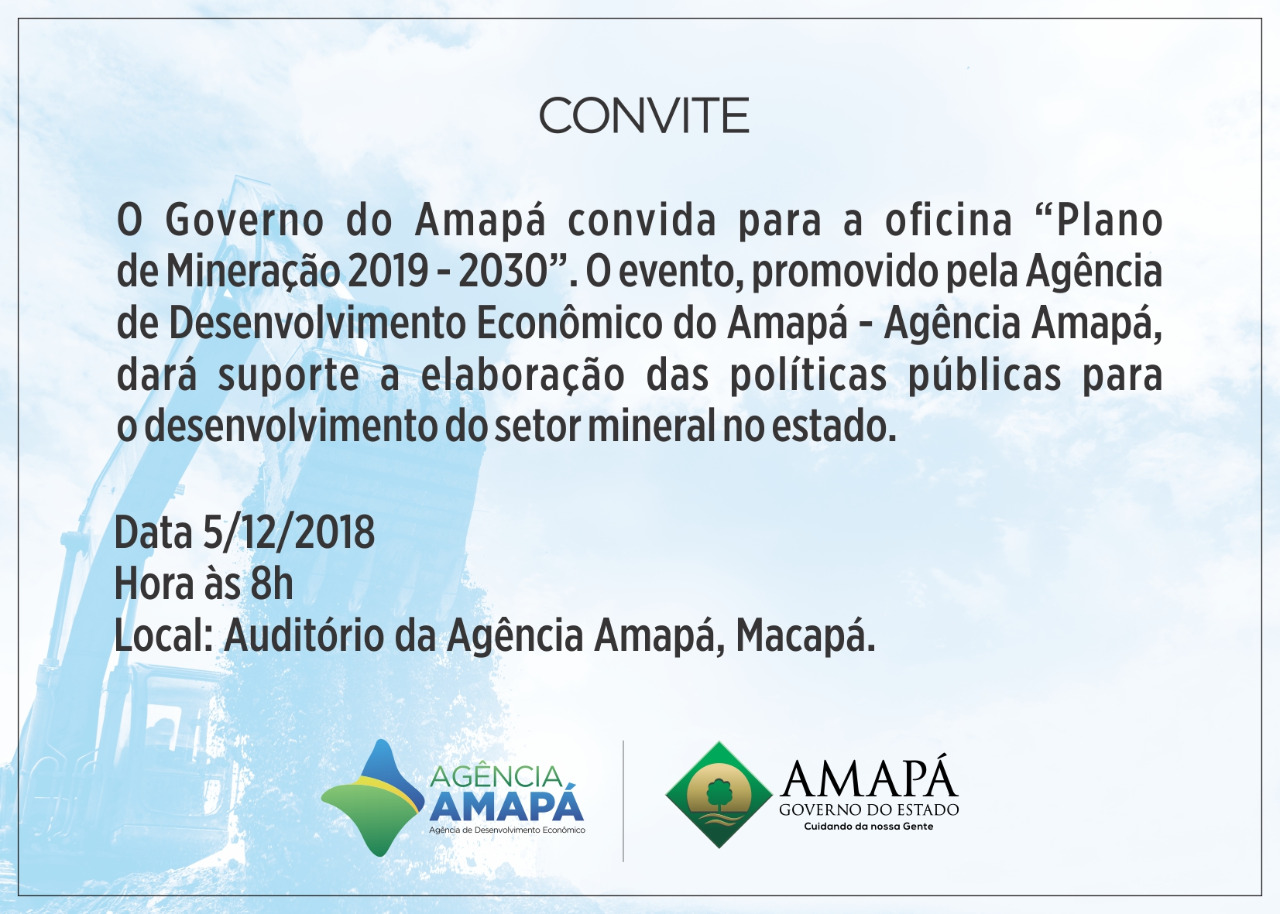GEA inicia ação nos municípios para elaborar o Plano de Mineração do Estado do Amapá.