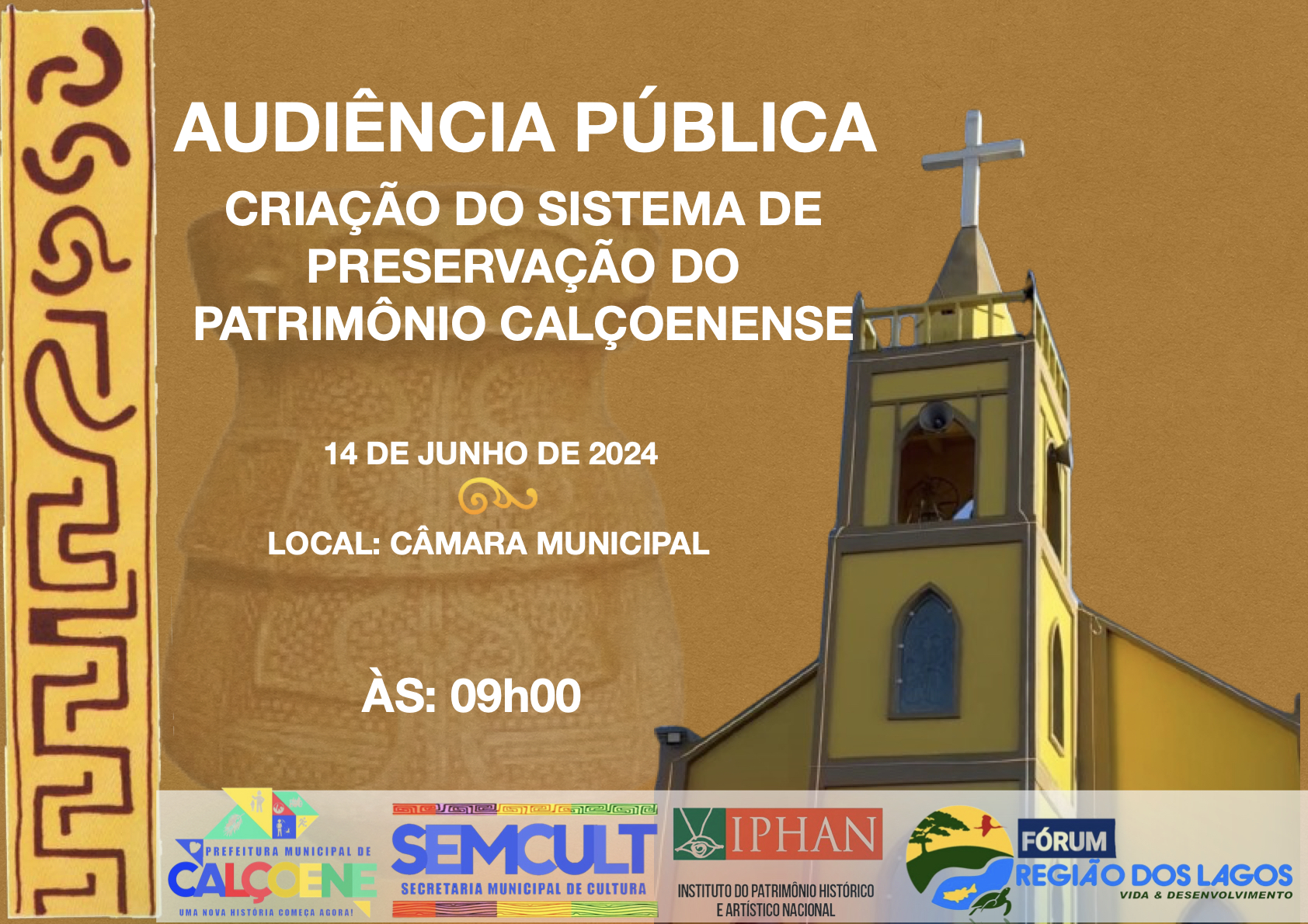 Calçoene Convoca População para Audiência Pública sobre Preservação do Patrimônio