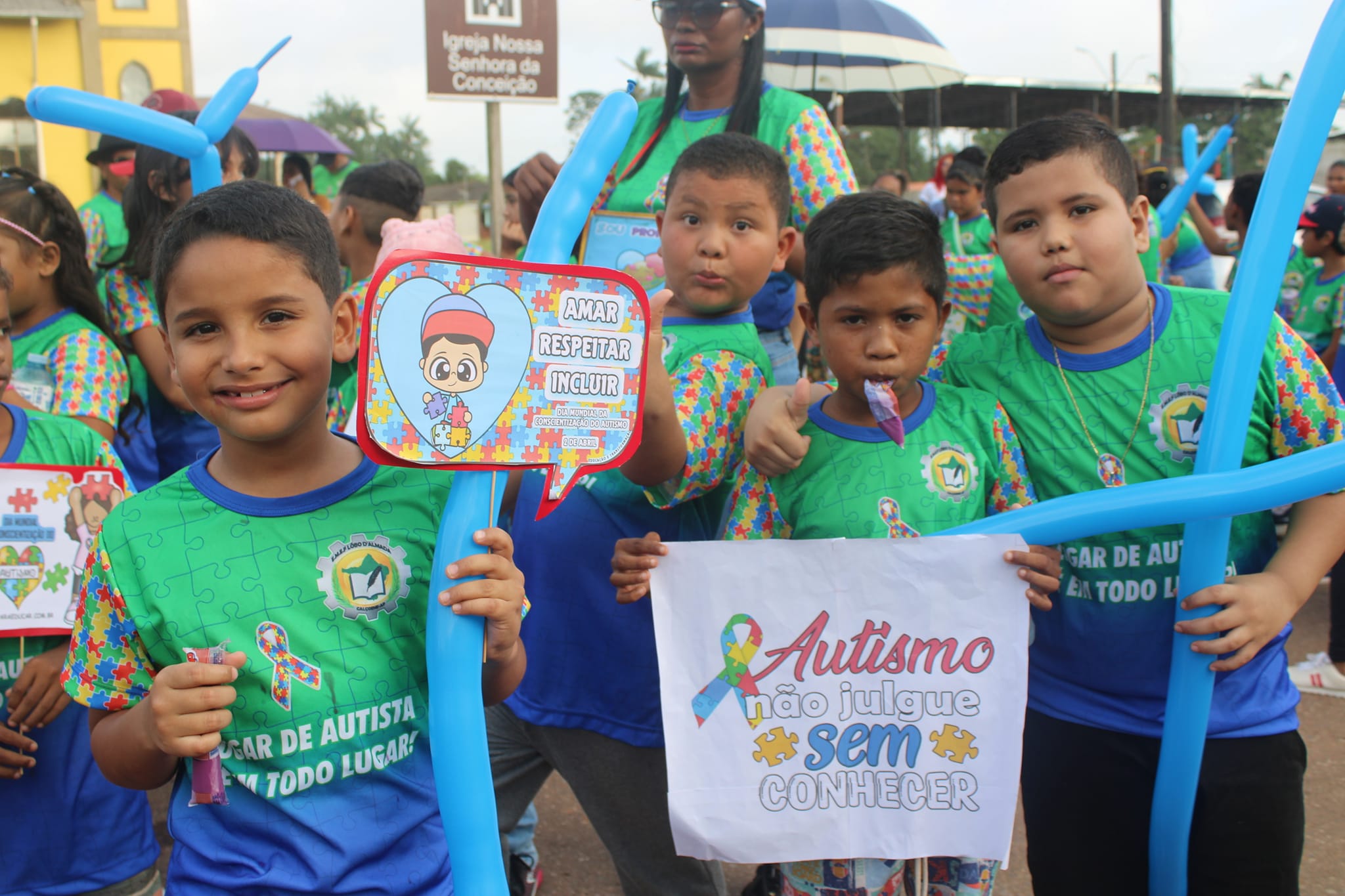 2ª Caminhada Pela Conscientização do Autismo em Calçoene destaca importância da inclusão e do apoio às crianças