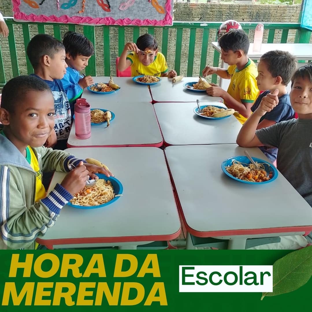 Merenda Escolar na Escola Municipal Irineu em Calçoene Debuta com Sucesso