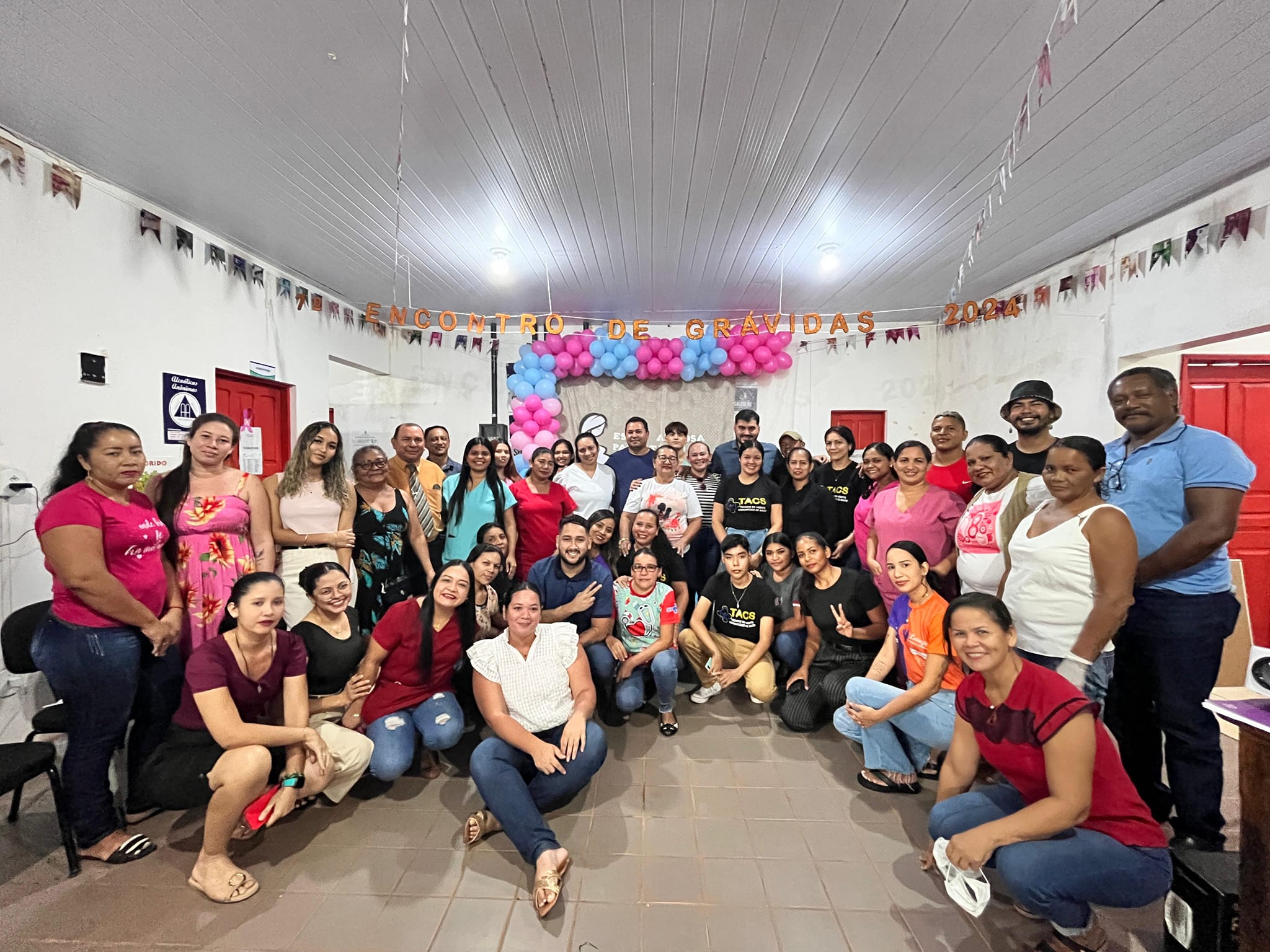 Prefeitura Municipal de Calçoene Promove Primeiro Encontro de Grávidas na Unidade Básica de Saúde José Ribamar