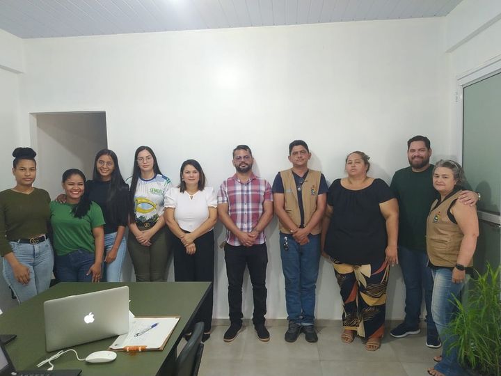 Reunião do Comitê Executivo para a elaboração do Plano Municipal de Saneamento Básico (PMSB) de Calçoene, por meio da atividade desenvolvida pelo projeto TEDPlan