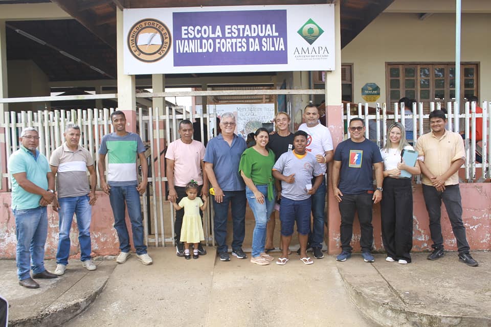 Prefeito em exercício de Calçoene vistoria obras em distritos e escolas estaduais