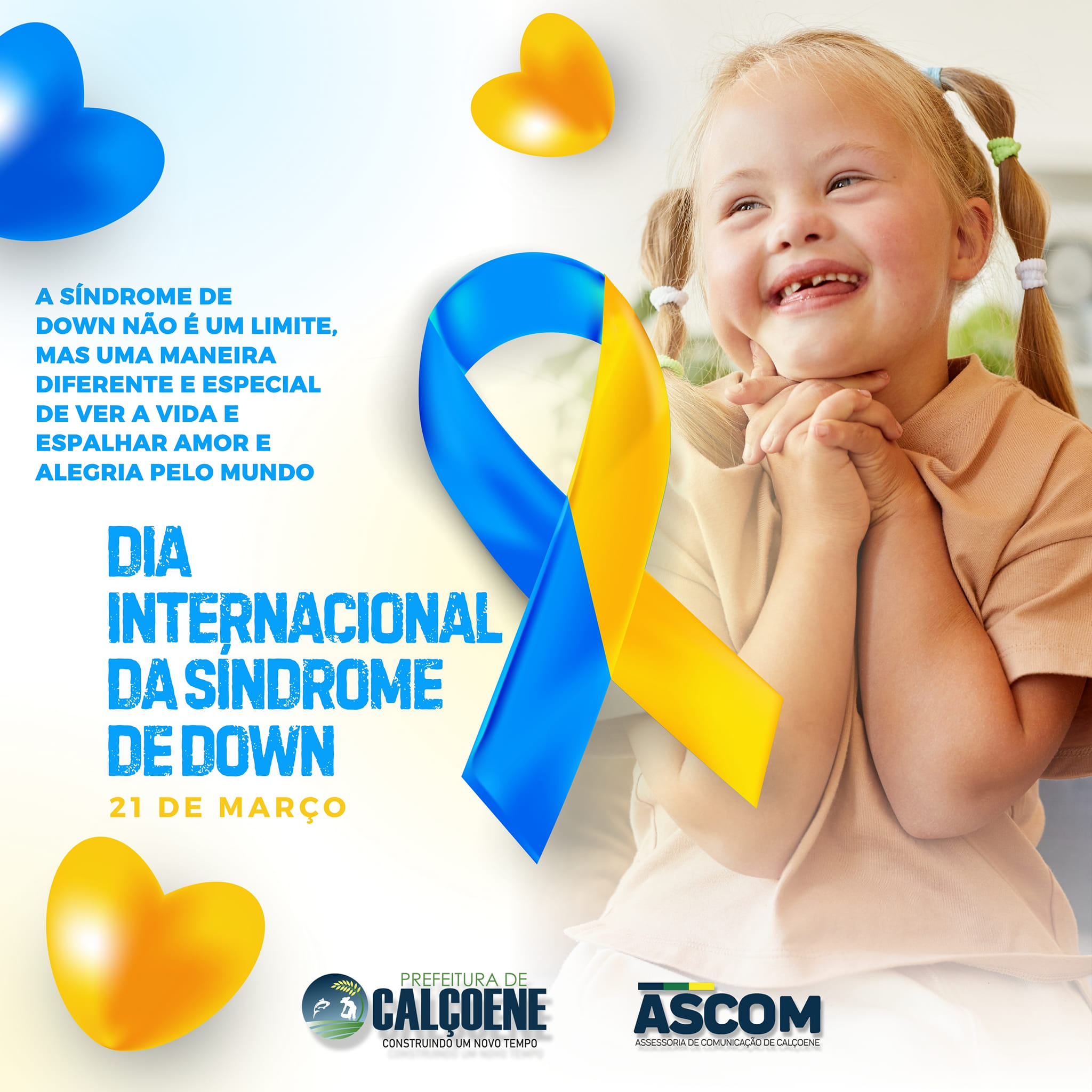  Dia Internacional da Síndrome de Down - 21 de Março