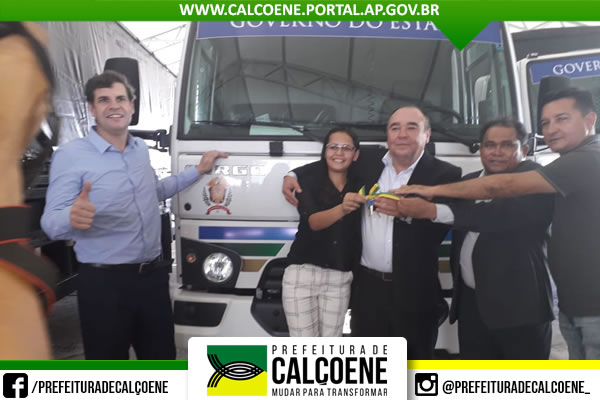 Calçoene recebe Caminhão para auxiliar no transporte de alimentos de produtores rurais