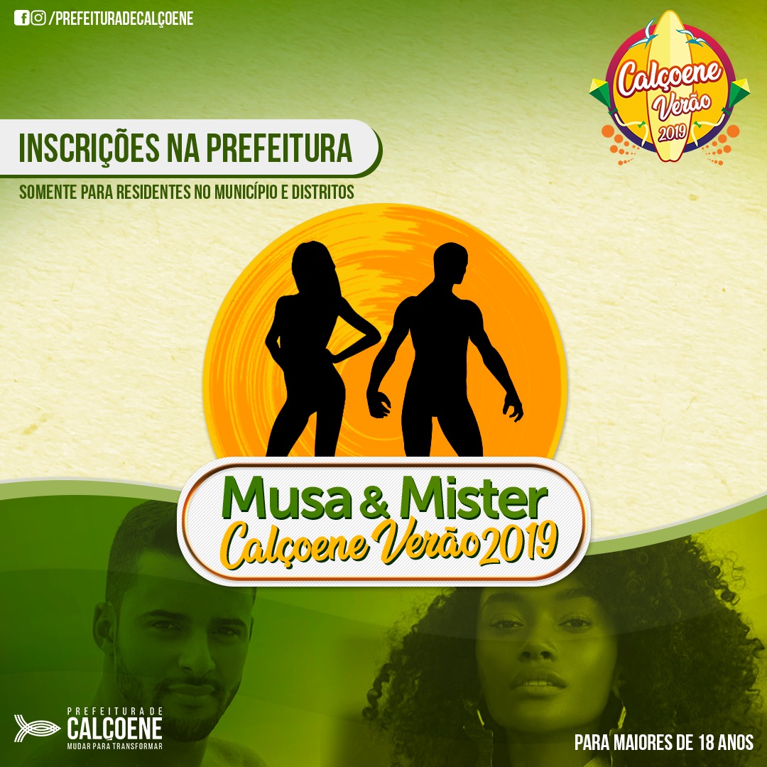 Musa e Mister Calçoene Verão 2019