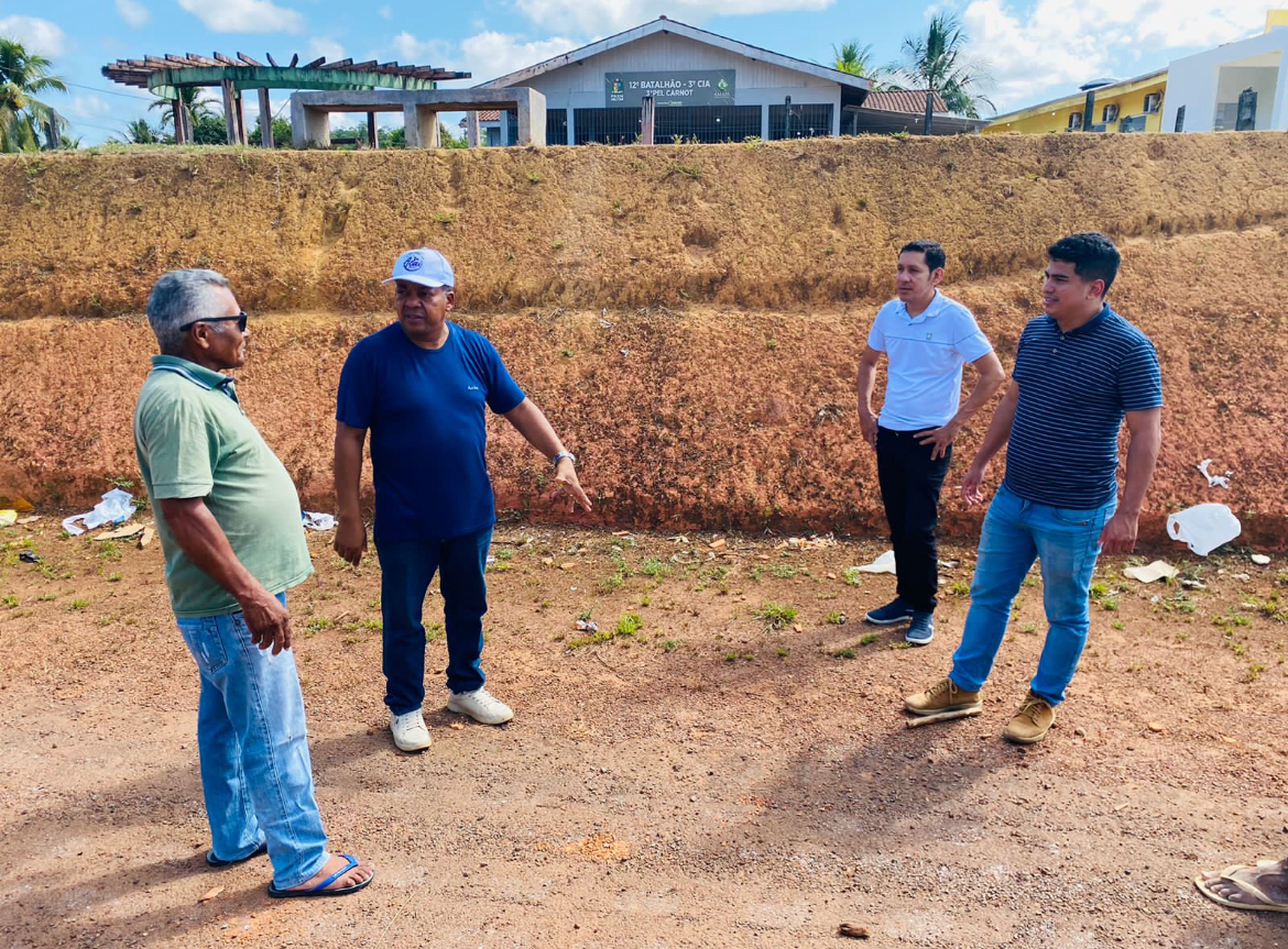 Prefeitura Municipal de Calçoene Supervisiona o Andamento das Obras no Distrito Carnot
