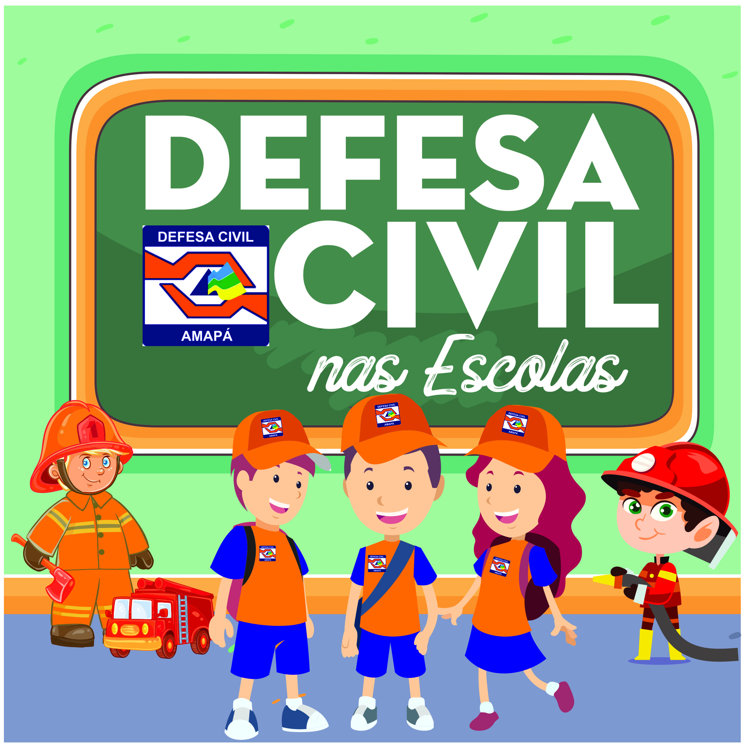 DEFESA CIVIL PROMOVE ABERTURA DO PROJETO “ DEFESA CIVIL NAS ESCOLAS”.