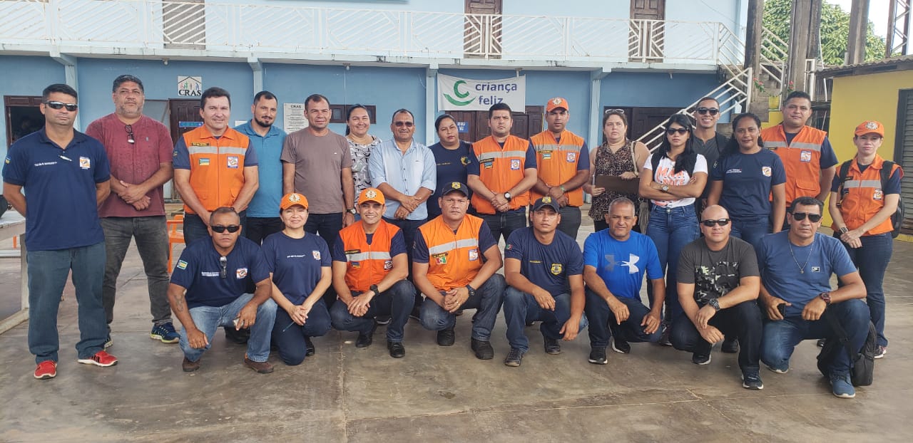 SIMULADO DE INUNDAÇÃO MARCA ENCERRAMENTO DO PRIMEIRO CURSO BÁSICO DE DEFESA CIVIL EM PORTO GRANDE