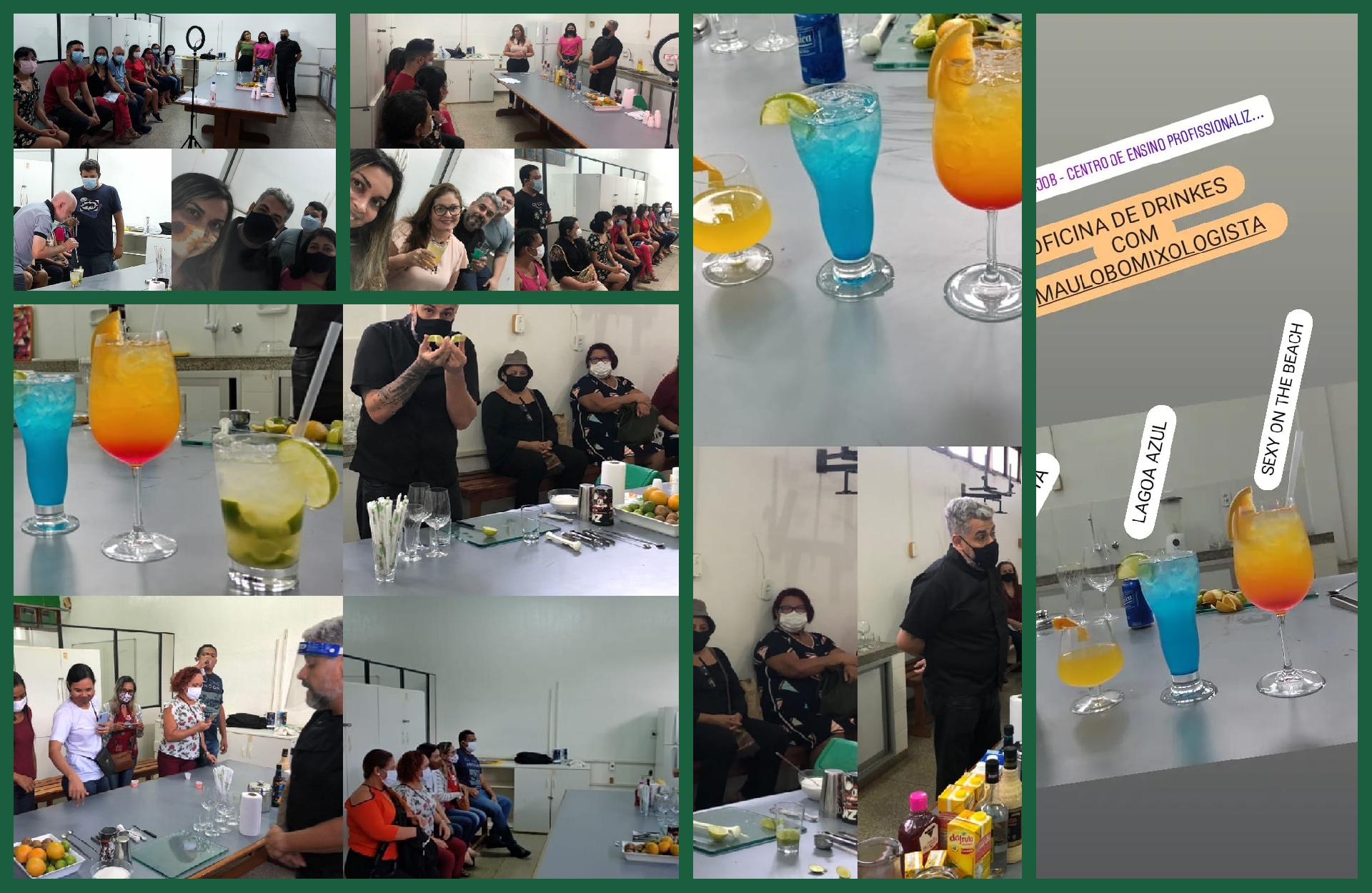 Registro do evento - Oficina de Coquetelaria Princípios Básicos