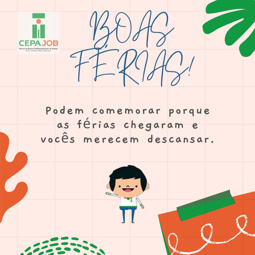 Boas Férias!