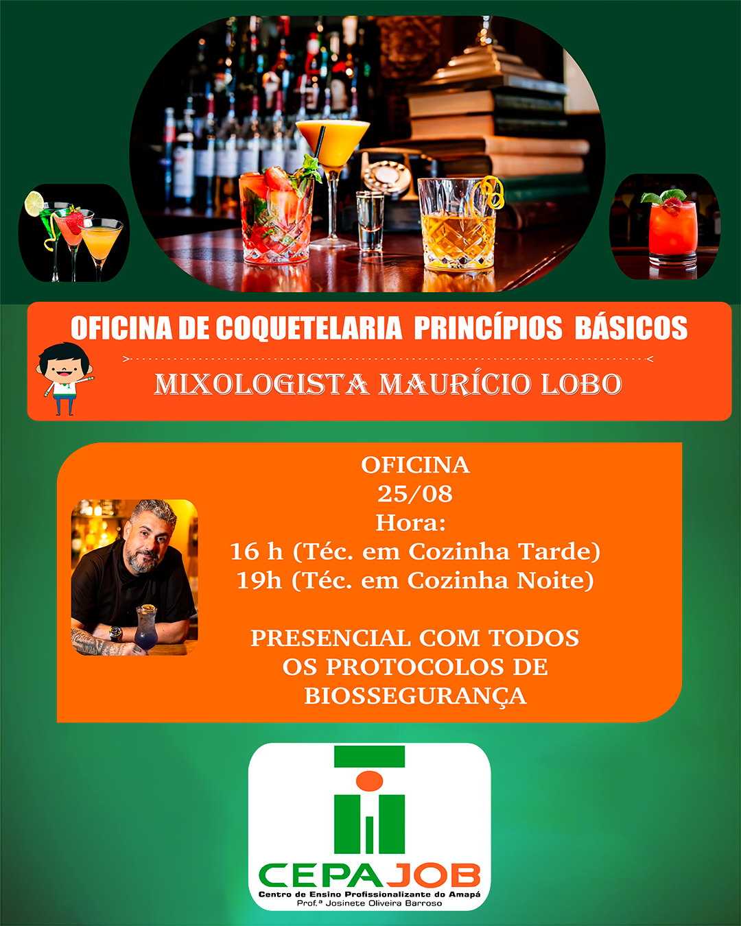 OFICINA DE COQUETELARIA  PRINCÍPIOS  BÁSICOS