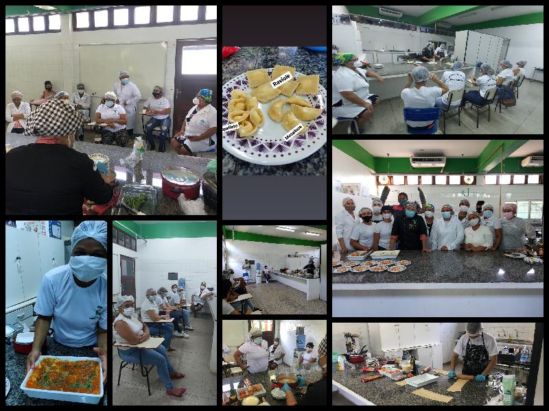 Aula Prática do CURSO TÉCNICO EM COZINHA.