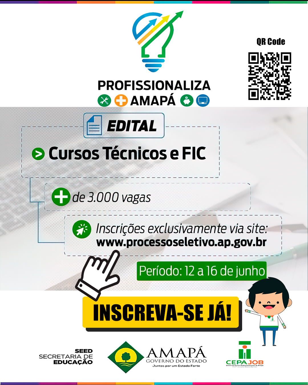 Processo Seletivo 2021 - Programa Profissionaliza Amapá