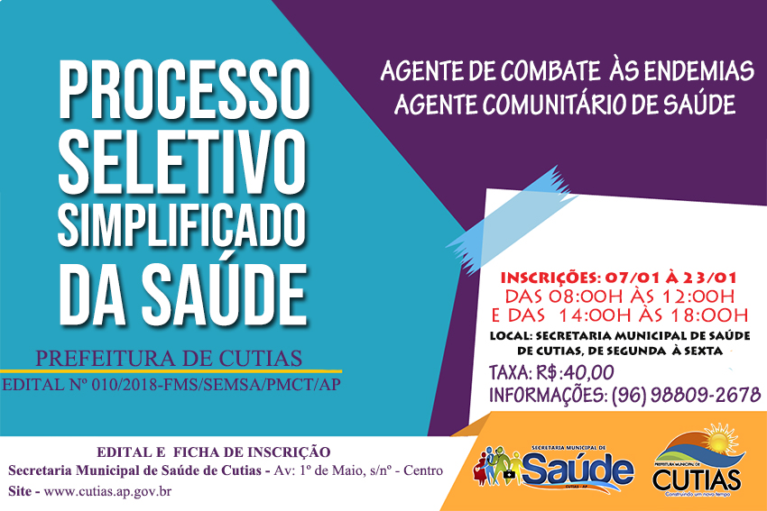 PROCESSO SELETIVO SIMPLIFICADO DA SAÚDE