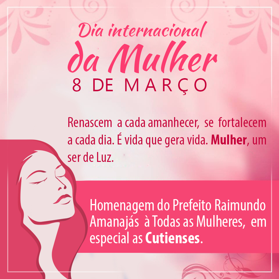 Parabéns Mulheres!