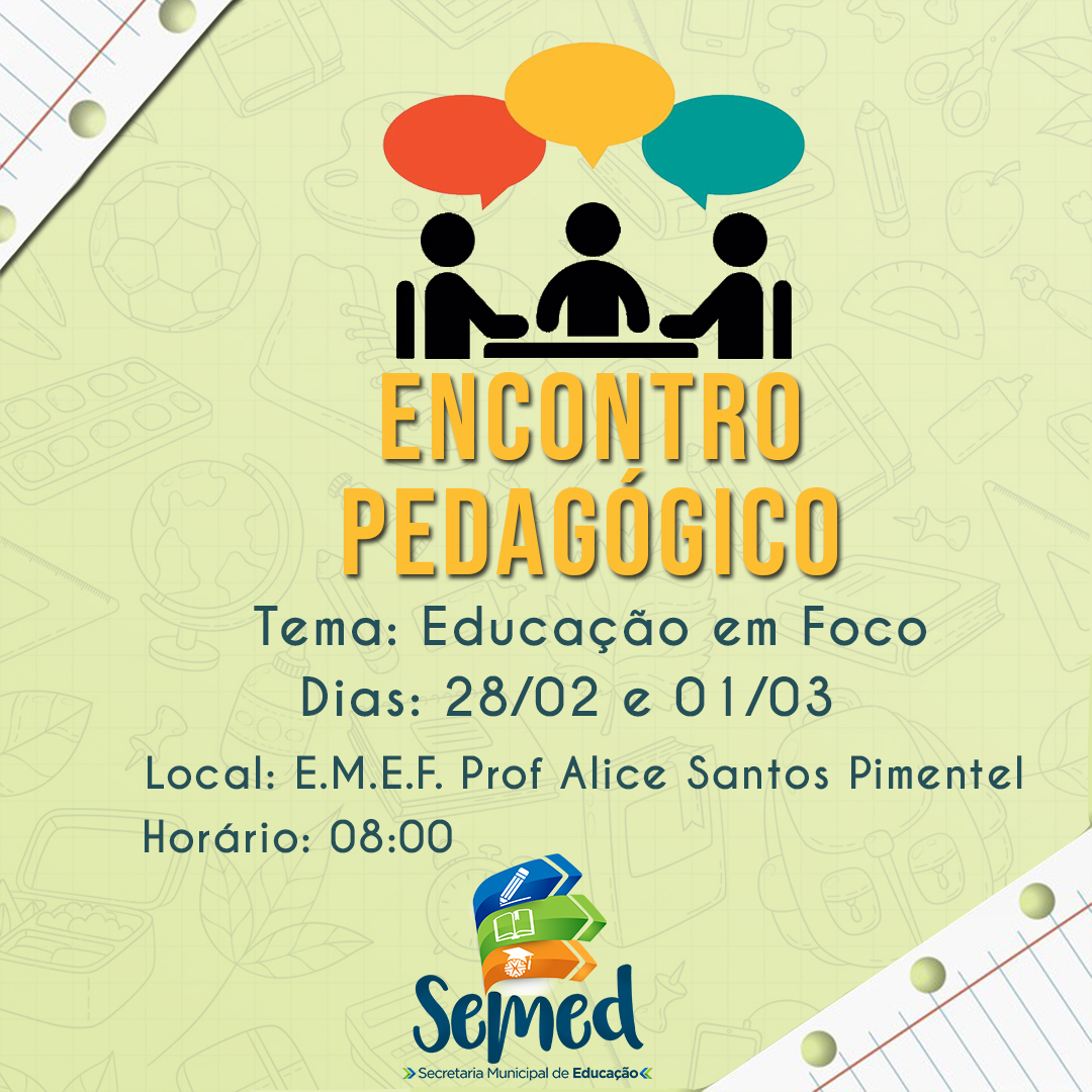 ATENÇÃO PROFISSIONAIS DA REDE MUNICIPAL DE ENSINO!