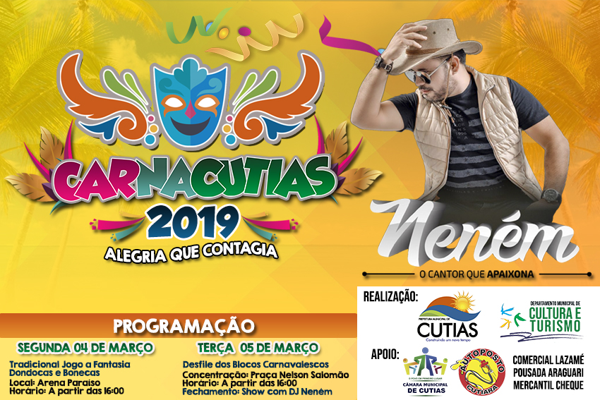Prefeitura divulga programação do Carnaval 2019