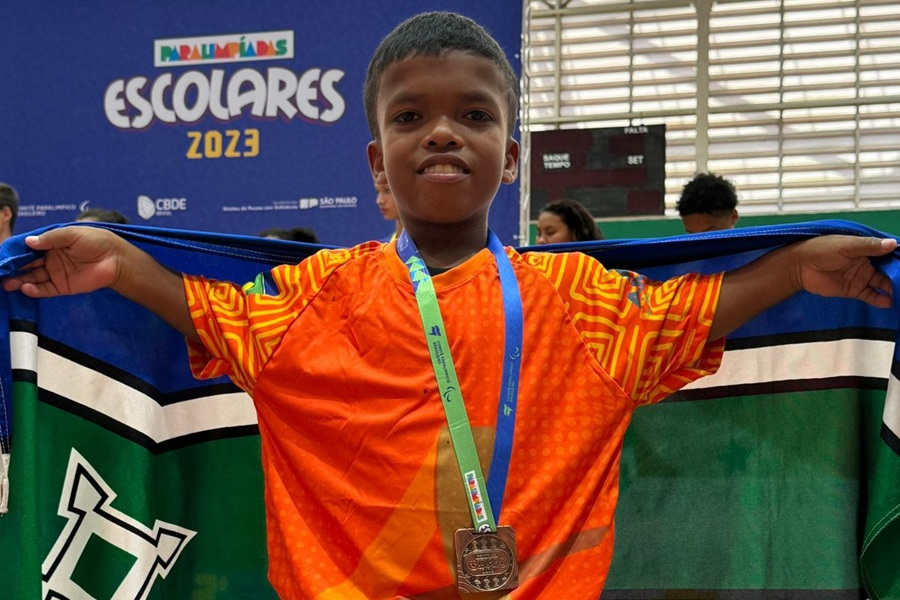 Estudantes da rede estadual representam o Amapá em acampamento paralímpico escolar brasileiro