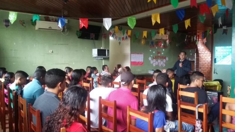 Reunião da Família no Núcleo de Medida Socioeducativa de Semiliberdade