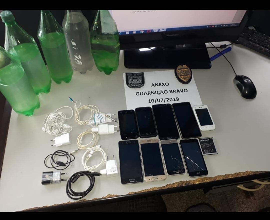 Agentes do IAPEN fazem revista no Anexo e realizam apreensões