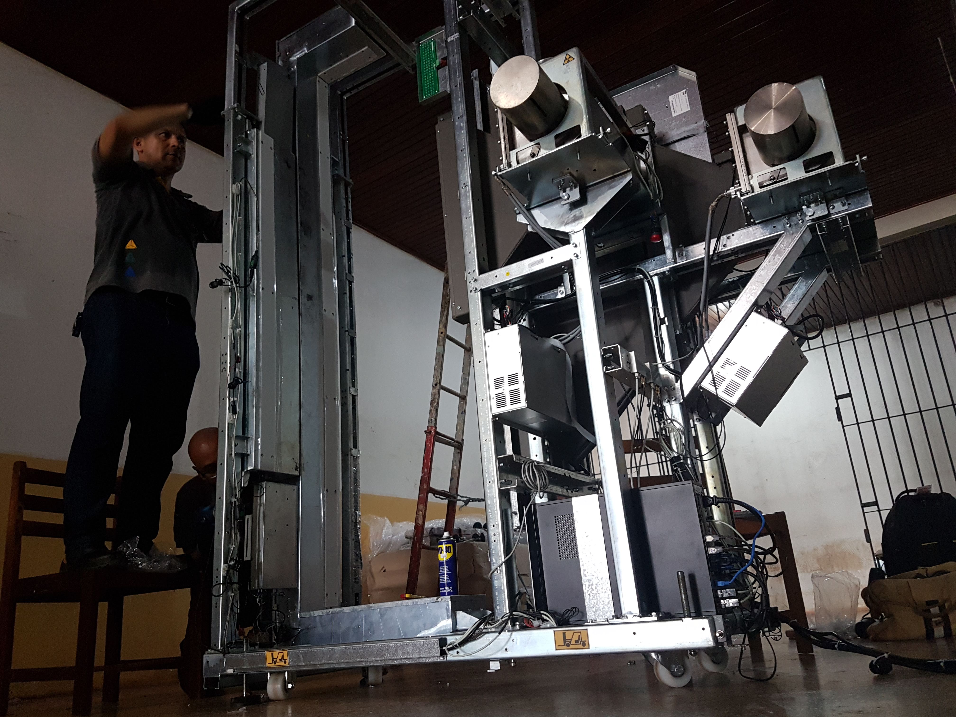 Primeira unidade de scanner corporal começa a ser instalado no IAPEN