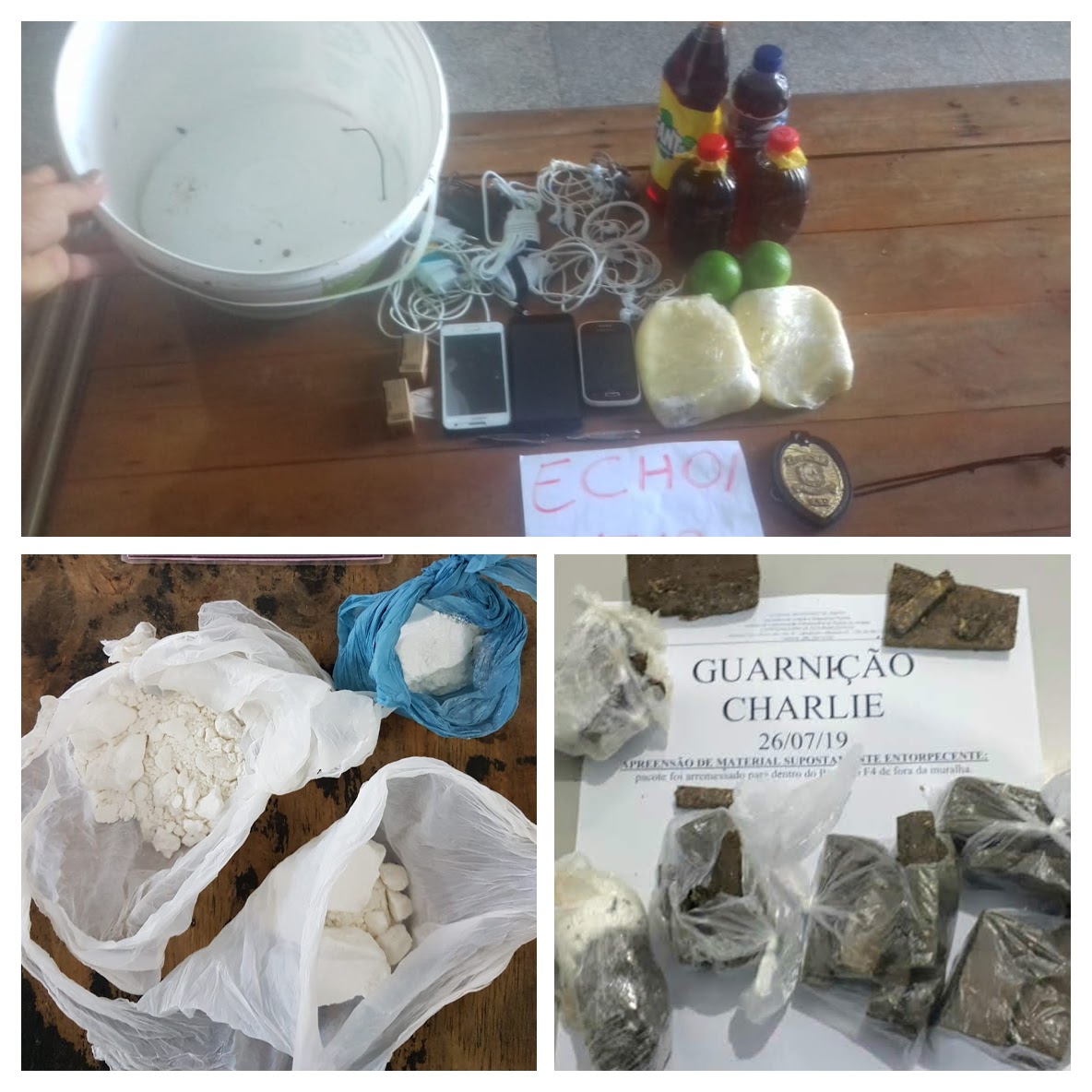 Agentes Penitenciários impedem a entrada de drogas e celulares no IAPEN