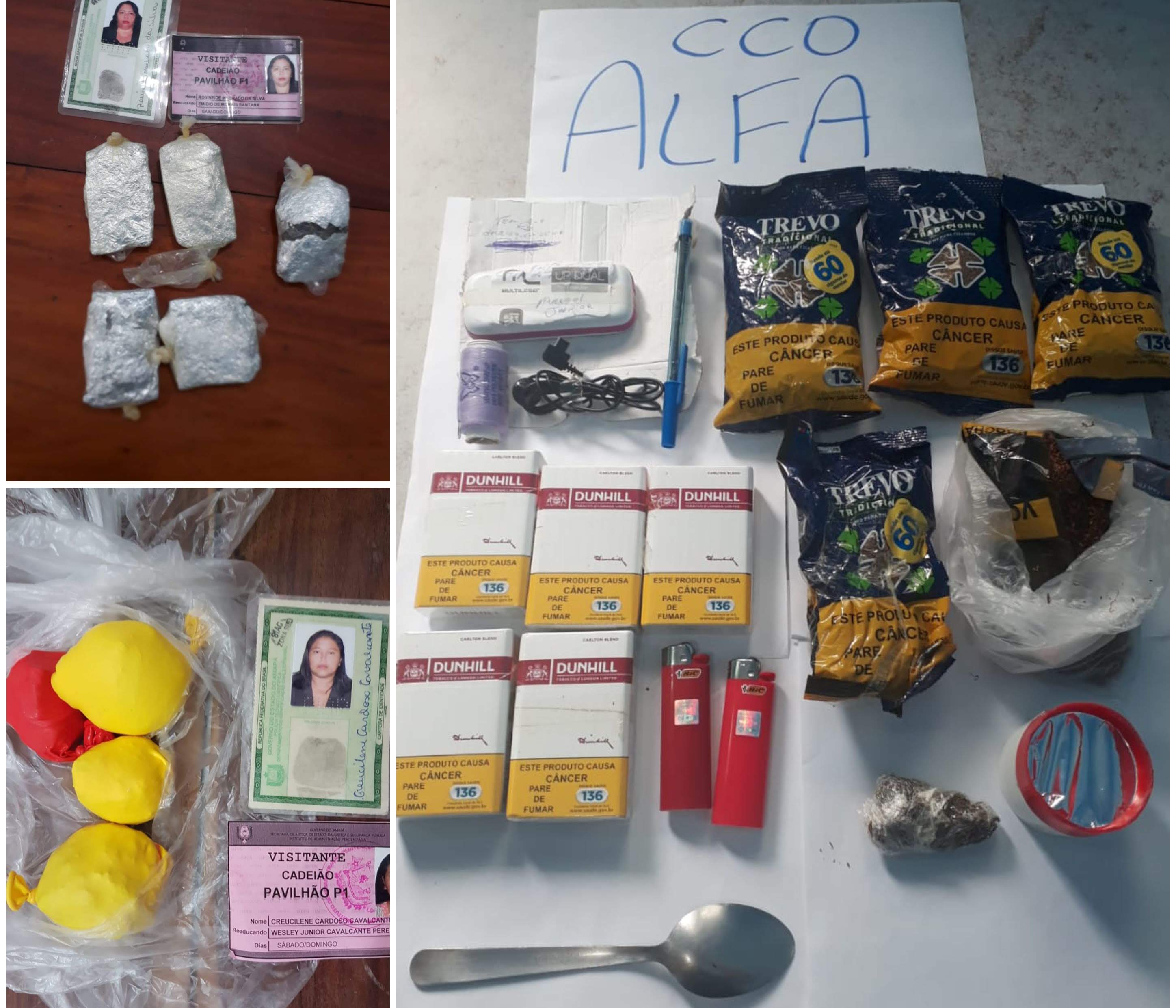 Agentes do IAPEN impedem entrada de ilícitos no Cadeião e em Oiapoque